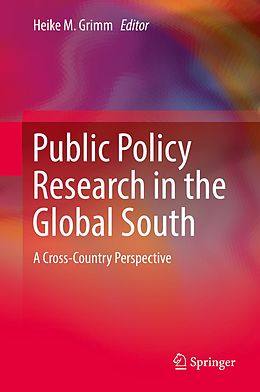 eBook (pdf) Public Policy Research in the Global South de 