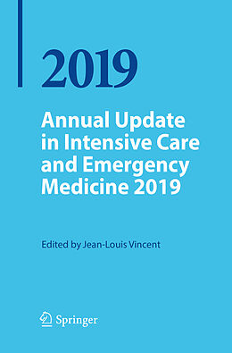 Couverture cartonnée Annual Update in Intensive Care and Emergency Medicine 2019 de 