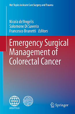 Livre Relié Emergency Surgical Management of Colorectal Cancer de 