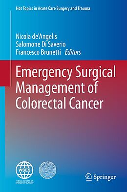 eBook (pdf) Emergency Surgical Management of Colorectal Cancer de 