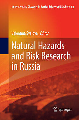 Couverture cartonnée Natural Hazards and Risk Research in Russia de 