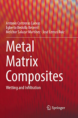 Couverture cartonnée Metal Matrix Composites de Antonio Contreras Cuevas, José Lemus Ruiz, Melchor Salazar Martínez