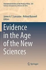 Kartonierter Einband Evidence in the Age of the New Sciences von