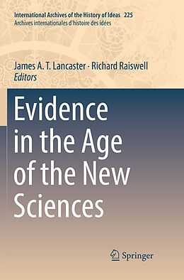 Couverture cartonnée Evidence in the Age of the New Sciences de 