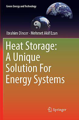 Couverture cartonnée Heat Storage: A Unique Solution For Energy Systems de Mehmet Akif Ezan, Ibrahim Dincer
