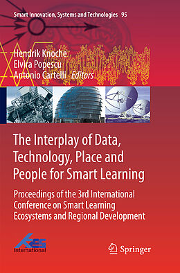 Kartonierter Einband The Interplay of Data, Technology, Place and People for Smart Learning von 