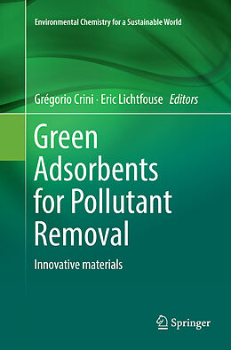 Couverture cartonnée Green Adsorbents for Pollutant Removal de 