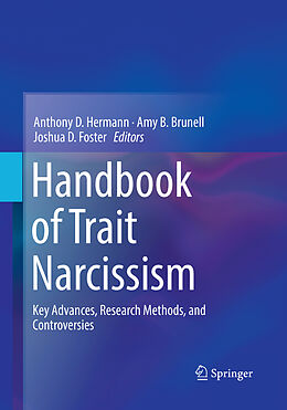 Couverture cartonnée Handbook of Trait Narcissism de 