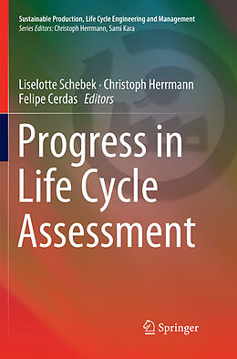 Couverture cartonnée Progress in Life Cycle Assessment de 