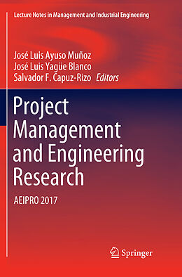 Kartonierter Einband Project Management and Engineering Research von 