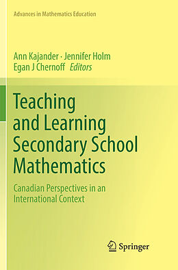 Kartonierter Einband Teaching and Learning Secondary School Mathematics von 