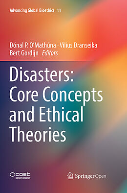 Couverture cartonnée Disasters: Core Concepts and Ethical Theories de 