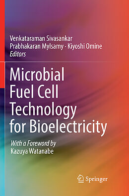 Couverture cartonnée Microbial Fuel Cell Technology for Bioelectricity de 