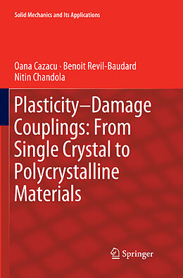 Kartonierter Einband Plasticity-Damage Couplings: From Single Crystal to Polycrystalline Materials von Oana Cazacu, Nitin Chandola, Benoit Revil-Baudard