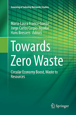 Kartonierter Einband Towards Zero Waste von 