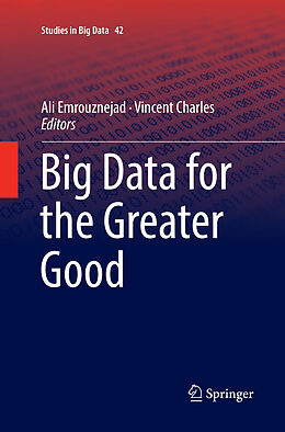 Kartonierter Einband Big Data for the Greater Good von 