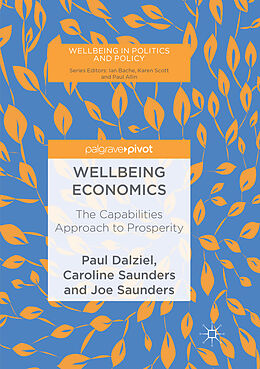 Couverture cartonnée Wellbeing Economics de Paul Dalziel, Joe Saunders, Caroline Saunders