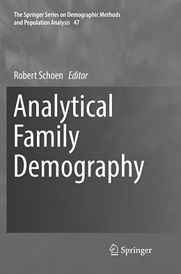 Couverture cartonnée Analytical Family Demography de 