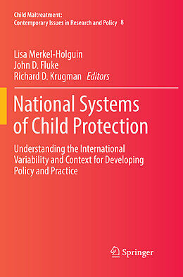 Couverture cartonnée National Systems of Child Protection de 