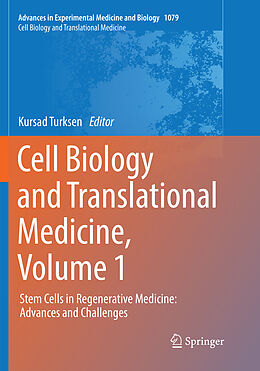 Kartonierter Einband Cell Biology and Translational Medicine, Volume 1 von 