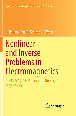 Couverture cartonnée Nonlinear and Inverse Problems in Electromagnetics de 