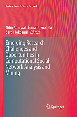 Kartonierter Einband Emerging Research Challenges and Opportunities in Computational Social Network Analysis and Mining von 