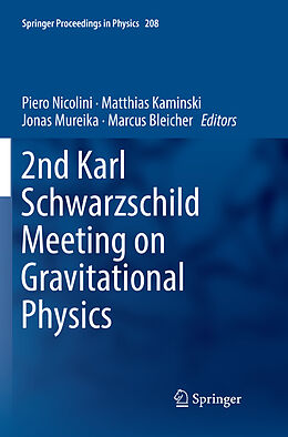 Couverture cartonnée 2nd Karl Schwarzschild Meeting on Gravitational Physics de 