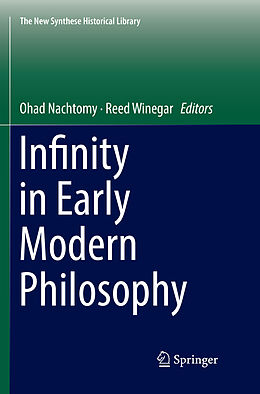 Couverture cartonnée Infinity in Early Modern Philosophy de 