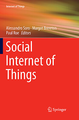 Couverture cartonnée Social Internet of Things de 