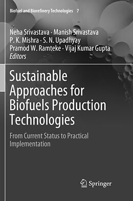 Kartonierter Einband Sustainable Approaches for Biofuels Production Technologies von 