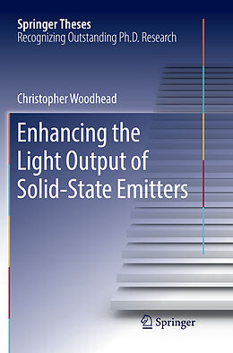 Couverture cartonnée Enhancing the Light Output of Solid-State Emitters de Christopher Woodhead