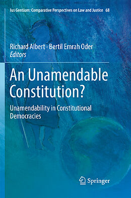 Kartonierter Einband An Unamendable Constitution? von 