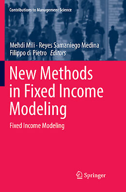 Kartonierter Einband New Methods in Fixed Income Modeling von 