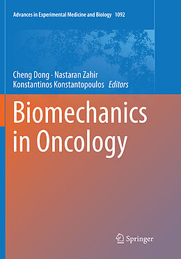 Couverture cartonnée Biomechanics in Oncology de 