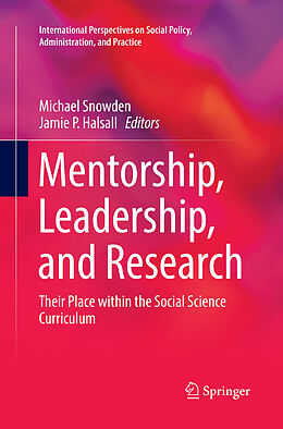 Couverture cartonnée Mentorship, Leadership, and Research de 