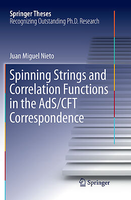 Kartonierter Einband Spinning Strings and Correlation Functions in the AdS/CFT Correspondence von Juan Miguel Nieto