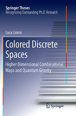 Couverture cartonnée Colored Discrete Spaces de Luca Lionni