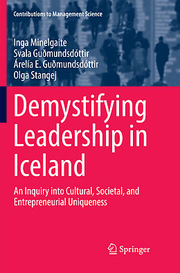 Couverture cartonnée Demystifying Leadership in Iceland de Inga Minelgaite, Olga Stangej, Árelía E. Guðmundsdóttir