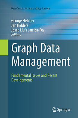 Couverture cartonnée Graph Data Management de 