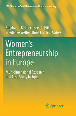 Couverture cartonnée Women's Entrepreneurship in Europe de 