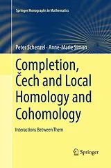 Kartonierter Einband Completion, Cech and Local Homology and Cohomology von Peter Schenzel, Anne-Marie Simon