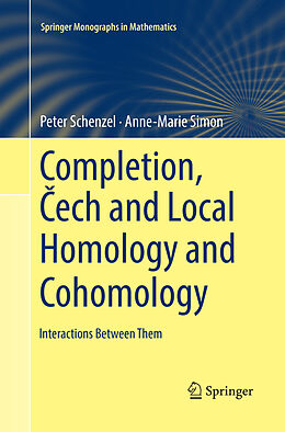 Couverture cartonnée Completion,  ech and Local Homology and Cohomology de Anne-Marie Simon, Peter Schenzel