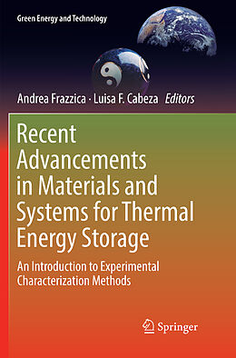 Couverture cartonnée Recent Advancements in Materials and Systems for Thermal Energy Storage de 