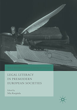 Couverture cartonnée Legal Literacy in Premodern European Societies de 