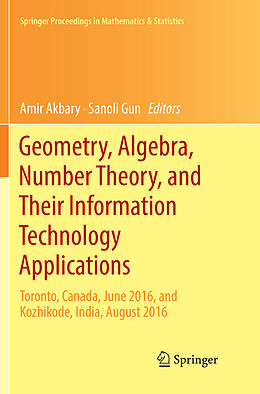 Kartonierter Einband Geometry, Algebra, Number Theory, and Their Information Technology Applications von 