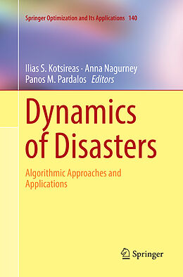 Couverture cartonnée Dynamics of Disasters de 