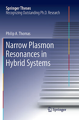 Couverture cartonnée Narrow Plasmon Resonances in Hybrid Systems de Philip A. Thomas