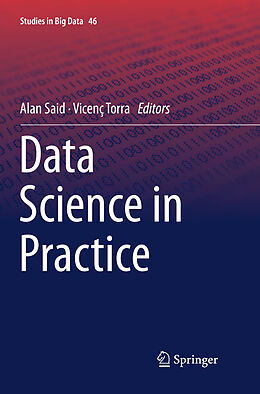 Couverture cartonnée Data Science in Practice de 