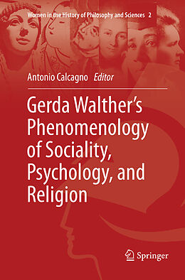 Couverture cartonnée Gerda Walther s Phenomenology of Sociality, Psychology, and Religion de 