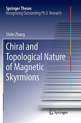 Kartonierter Einband Chiral and Topological Nature of Magnetic Skyrmions von Shilei Zhang